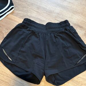 lululemon athletica Jet Black Athletic Shorts